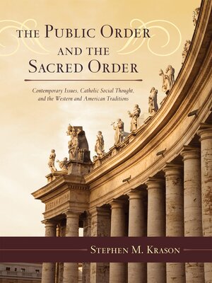 cover image of The Public Order and the Sacred Order